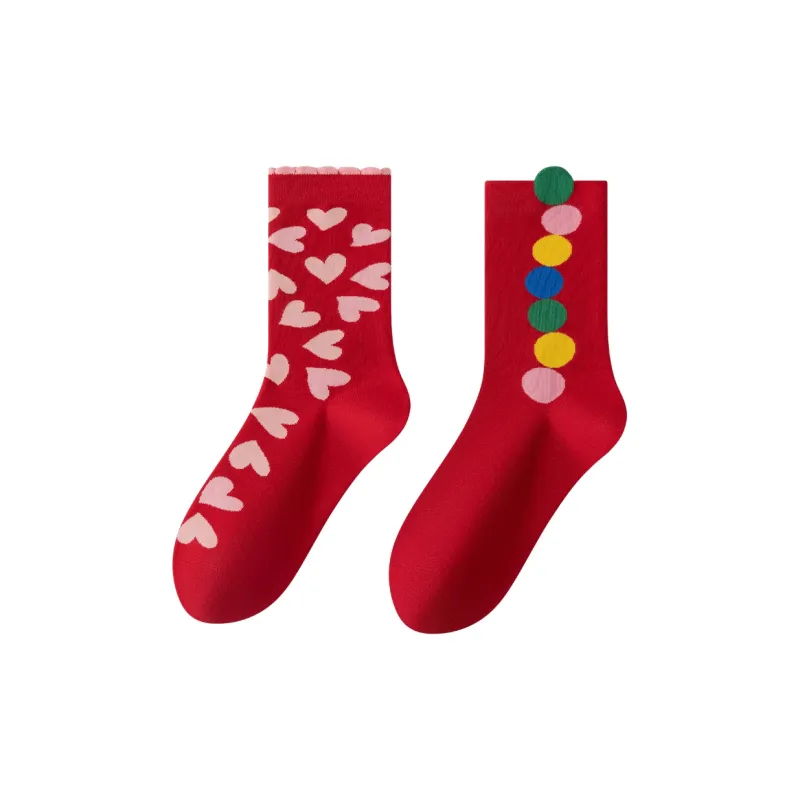 MIIOW Honmei Honmei Series Mid Calf Socks Unisex 2 Pack-0