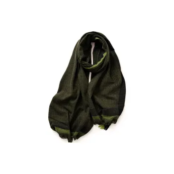 EEEENO Polyester Knit Scarves Unisex