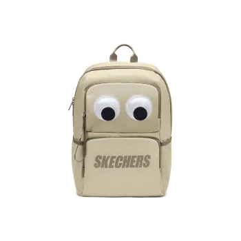 Skechers Fabric Backpack Regular Unisex Deer Fleece Color, Large Eyes Stickers Packaged Individually