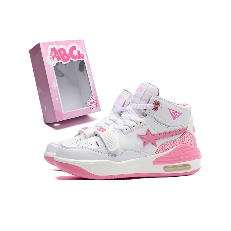ABCIO Slip-Resistant Water-Resistant Height Increasing High-Top Skateboard Shoes Unisex-6