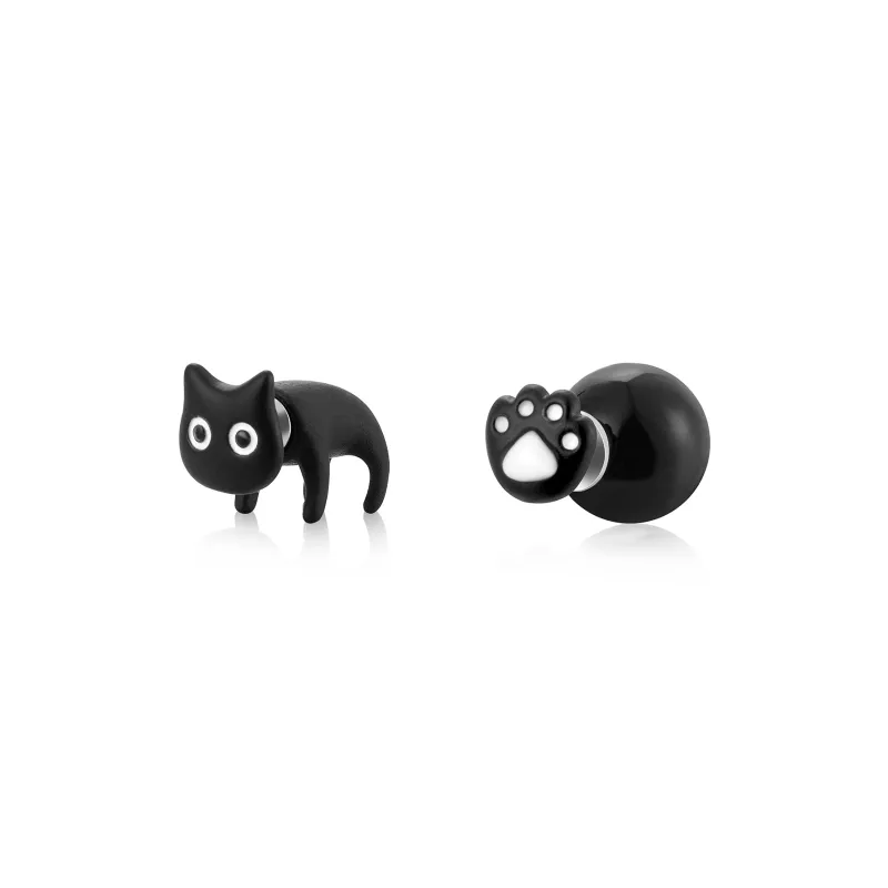 Zeroline Copper Stud Earrings Women's-1