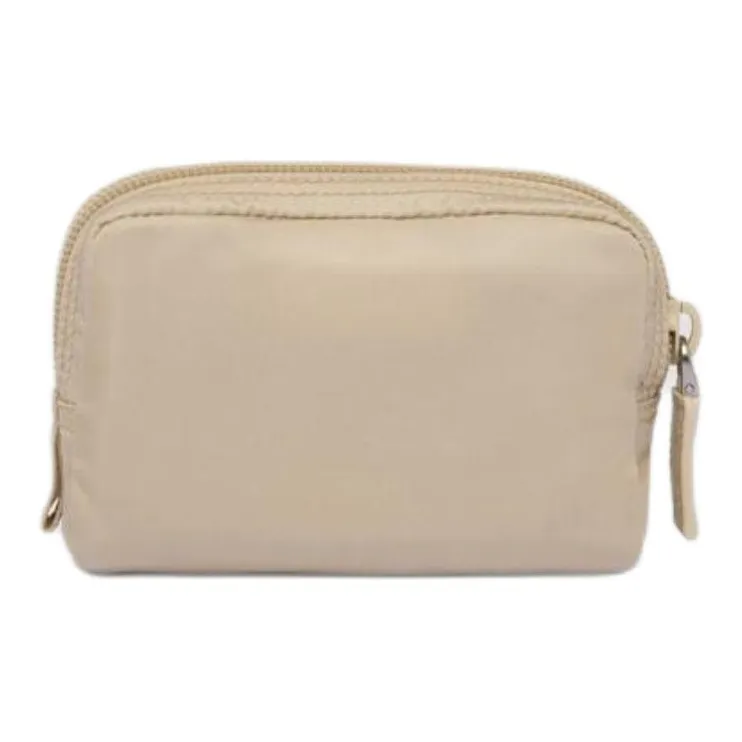 PRADA Fabric Clutch Regular Women's Desert Beige-2