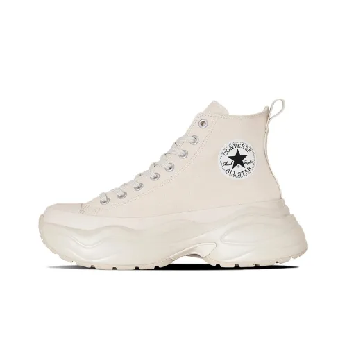 Converse All Star Anti Slip Wear Resistant High Top Canvas Shoes Unisex Ecru