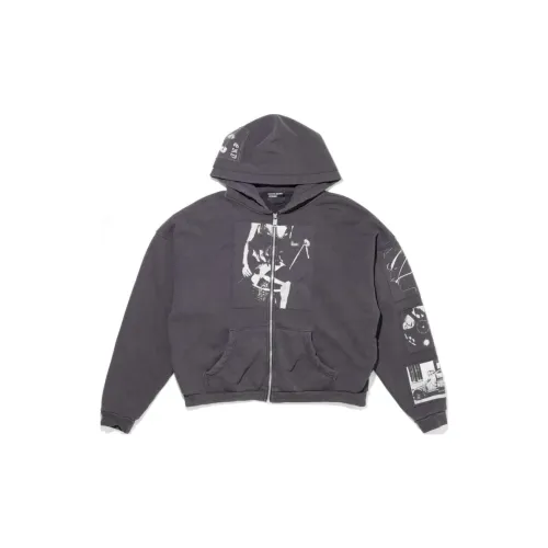 ENFANTS RICHES DEPRIMES Asphyxiation Assemblage Zip Hoodie