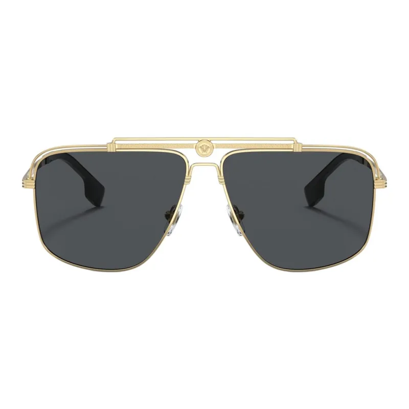 VERSACE Medusa Focus Oversized Frame Sunglasses-1