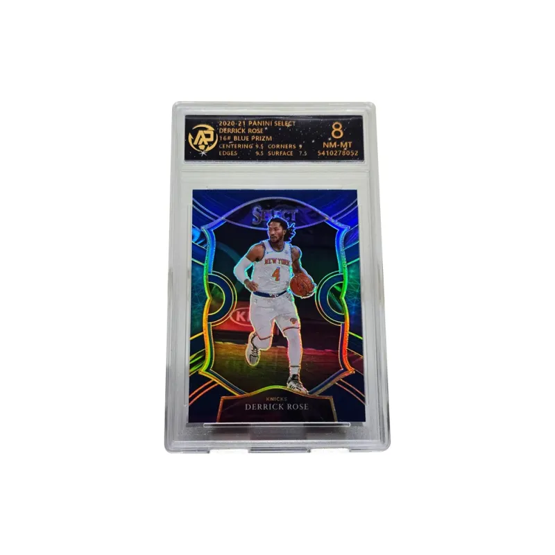 PANINI Rose Player Card Select Collection Blue Mirror Collection Multicolor Holographic Card Graded Cards 1 Pc-0