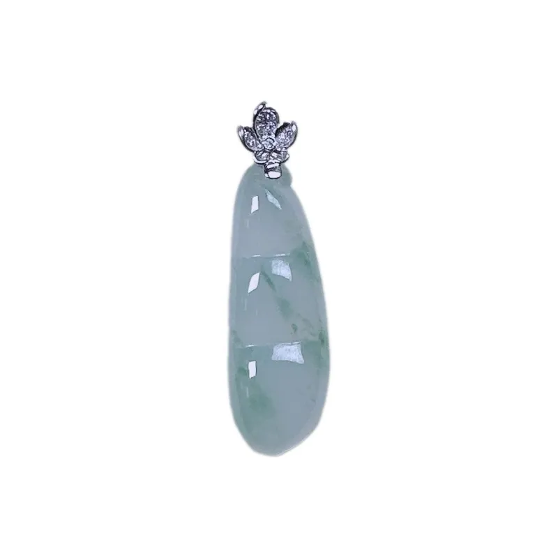 PUPAN Ice Glutinous Jadeite Pendants Women's-0