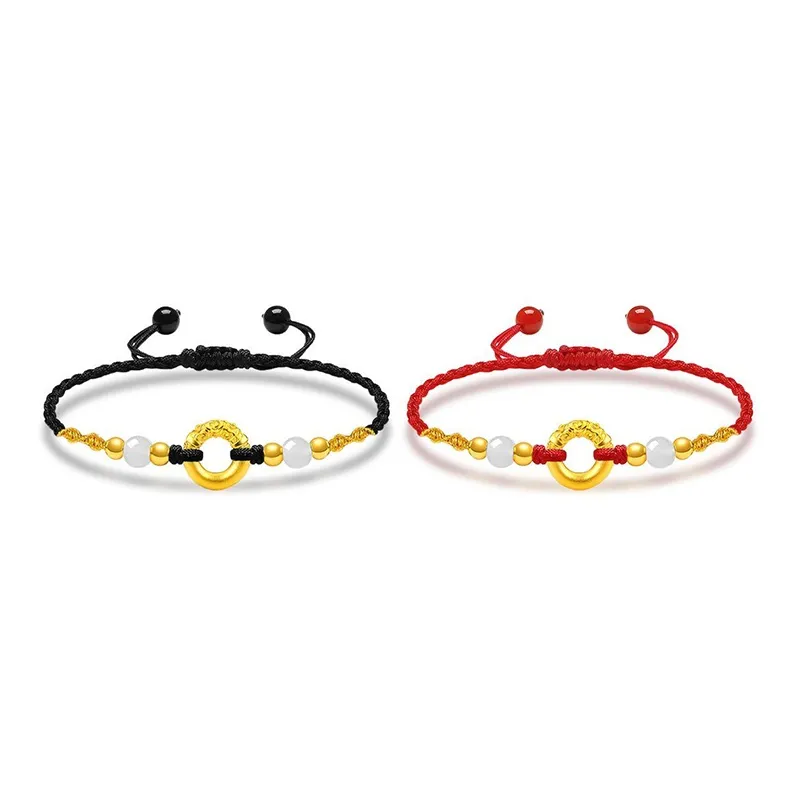 Lao Feng Xiang Gold Bracelet Unisex-4
