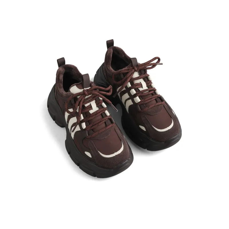 Shougu Slip-Resistant Low-Top Chunky Sneakers Women's-8