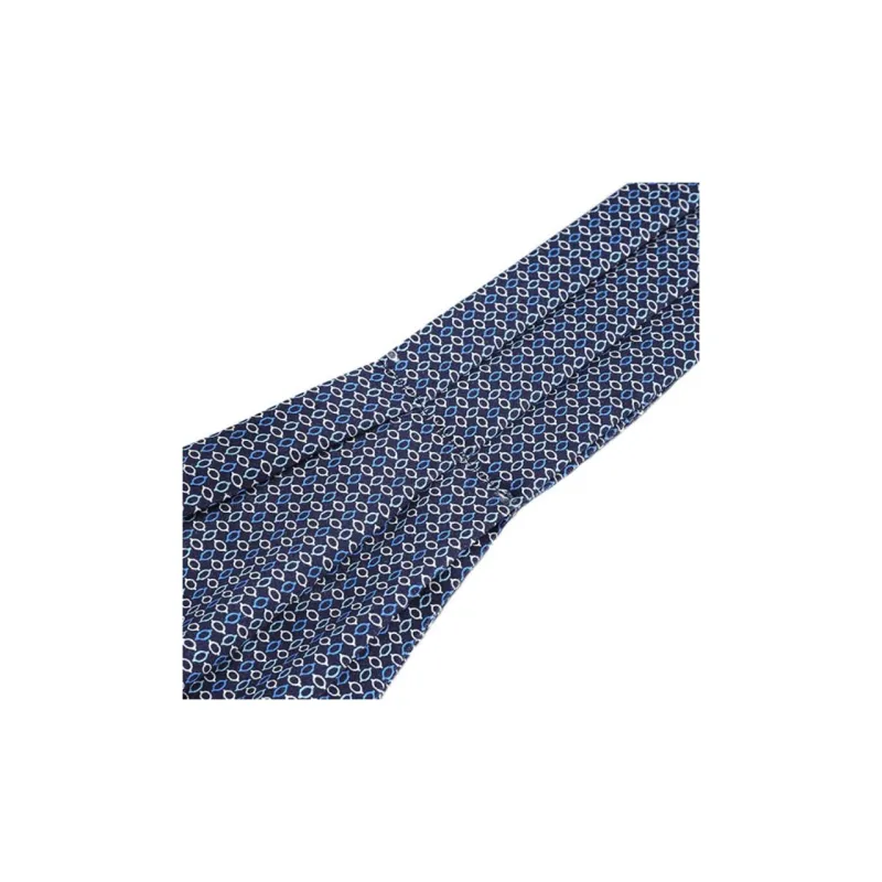 GOLDLION Mulberry Silk Ties Men's Blue-3