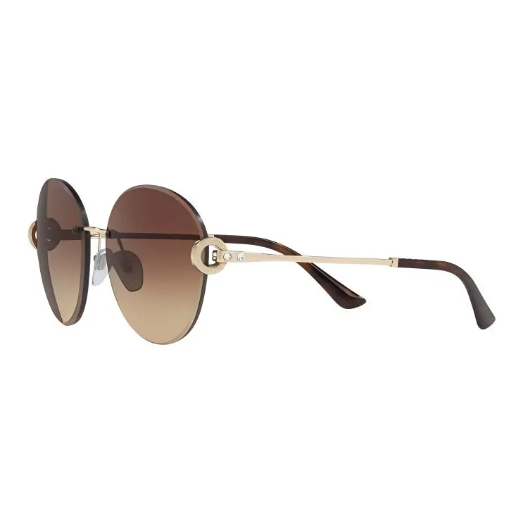 BVLGARI Round Frame Sunglasses-1