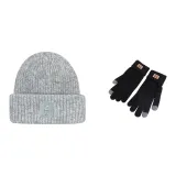 Gray Hood+Black Glove