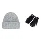 Gray Hood+Black Glove