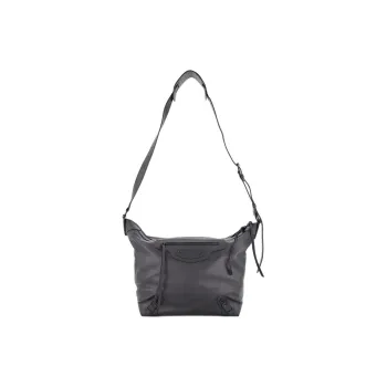Balenciaga Neo Classic Calfskin Portable Crossbody Bag Shoulder Bag Medium Size Women's Black