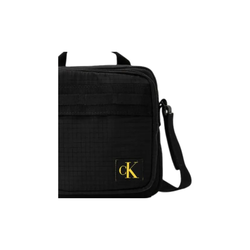 CALVIN KLEIN Fabric One Shoulder Handbag Men's Black-2