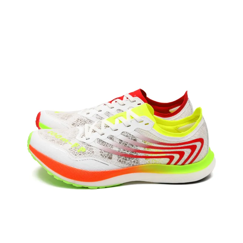 100m F.P Hurricane 3.0 Pro Low Top Training Running Shoes Men's Mismatched Color Red & Yellow Star-1