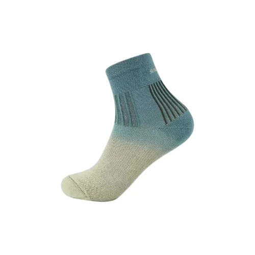 Saucony FW/AW24 Mid-Calf Socks Unisex Stone Gray