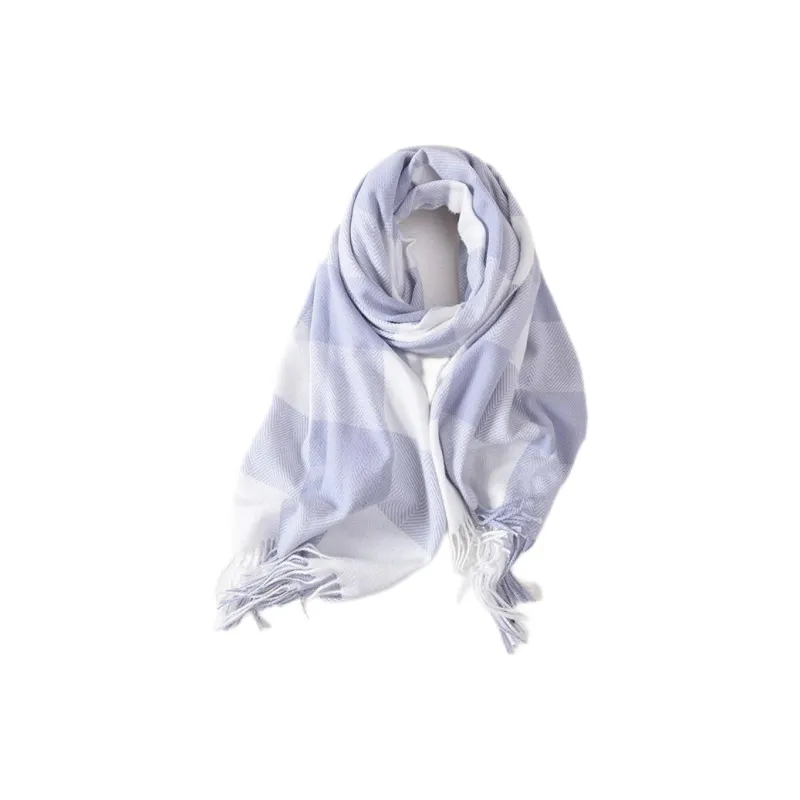 EEEENO Polyester Knit Scarves Unisex-14