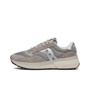 Saucony Jazz Anti Slip Wear Resistant Low Top Casual Running Shoes Women's Gray Silver
