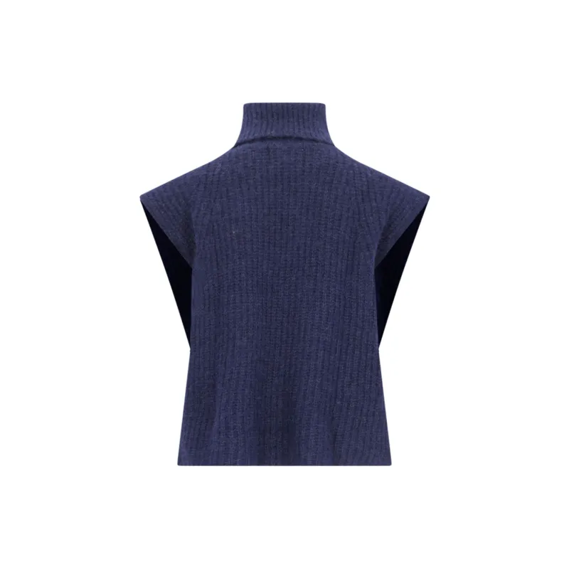 ISABEL MARANT Megan Turtleneck Knitted Vest-1