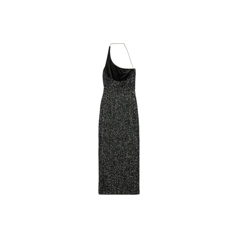 ZARA Slip Dresses Women's Silver-1