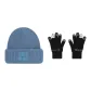 Blue Hood+Black Glove