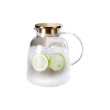 Gold Lidded Chubby Teapot 2200ML
