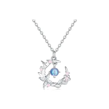 OONEE 999 Fine Silver Necklaces Women's White