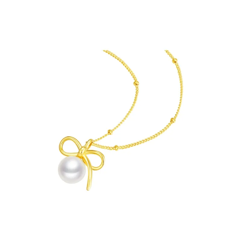CHOW TAI SENG Pearl S925 Silver Necklace Women's-1
