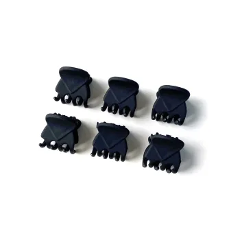 MIDNIGHT MOMENT Plastic Hair Clips Women's Black