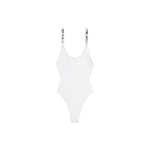 Victoria's Secret One piece Swimsuit Women's White Diamond