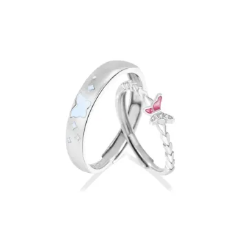 Chongqing Gold Store S925 Silver/Cubic Zirconia Rings Unisex