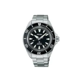SEIKO Prospex Collection Automatic Mechanical Movement Stainless Steel Strap Watch 49.5mm Men's Watches Black Dial