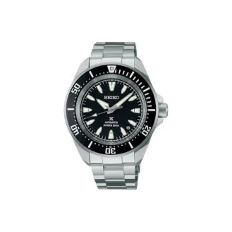SEIKO Prospex Collection Automatic Mechanical Movement Stainless Steel Strap Watch 49.5mm Men's Watches Black Dial-0