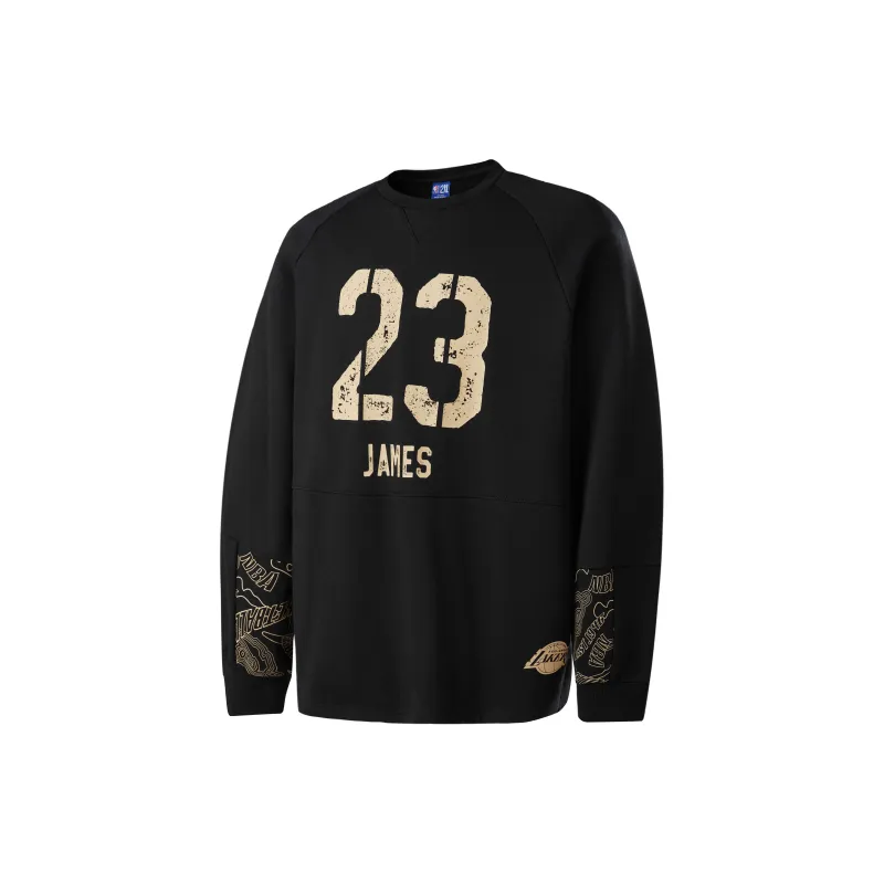 NBA Los Angeles Lakers Sweatshirt Unisex Black-1