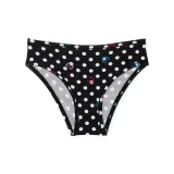 1 Pack (Pure Black Dot Laurel Print/Black)