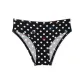 1 Pack (Pure Black Dot Laurel Print/Black)