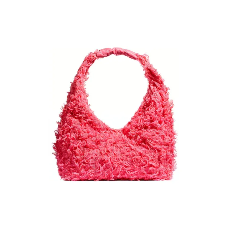 CHANEL Tweed Calfskin And Gold Metal HOBO Shoulder Bag Women's-1
