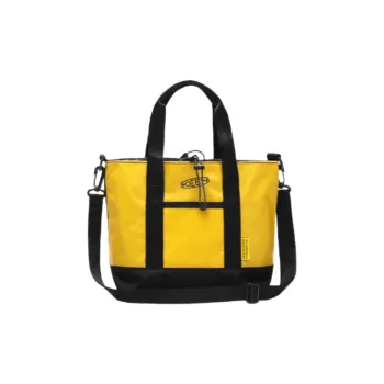 KEEN Nylon Tote Bag Shopping Bag Shoulder Bag Crossbody Bag Handbag Unisex Yellow & Black