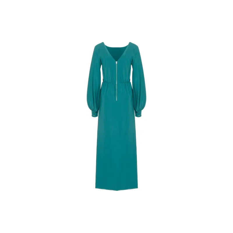 GUCCI Silk Belted Maxi Dress-1