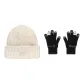 White Cap+Black Glove