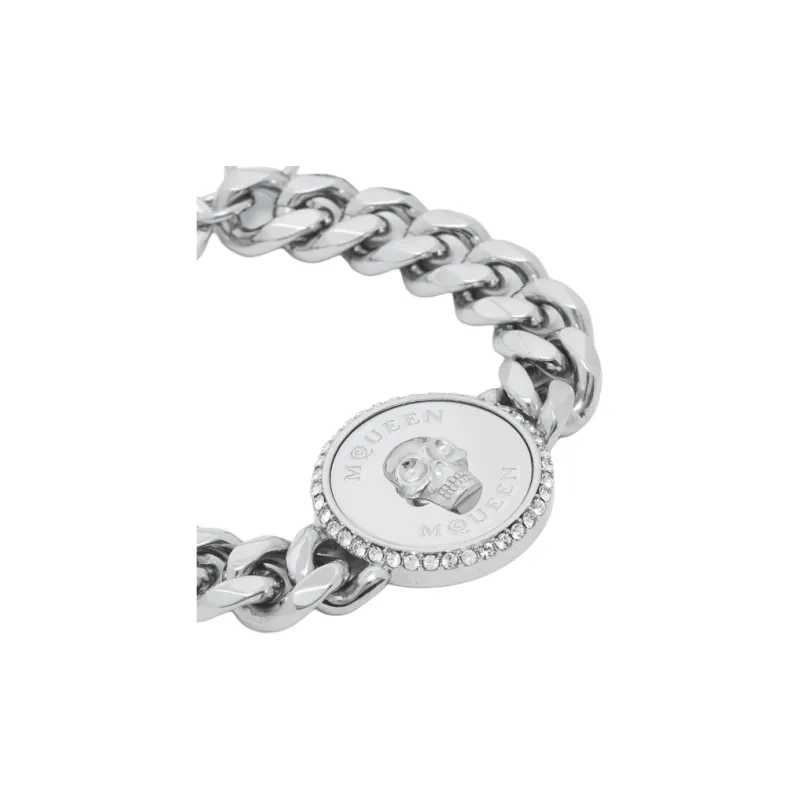 Alexander McQueen Sovereign Skull Charm Bracelet-1