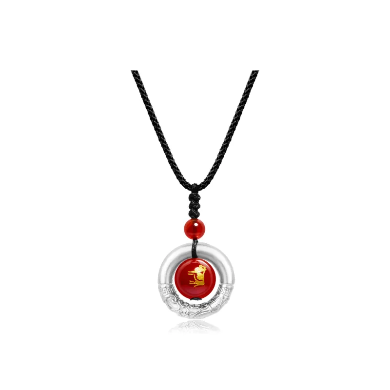 North Cain Agate Jade Necklaces Unisex-3