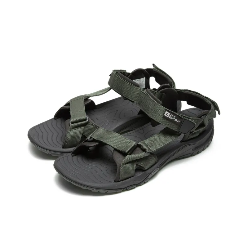 Jack Wolfskin Lakewood Ride Sandal Sports Sandals Men's Black Brown-2