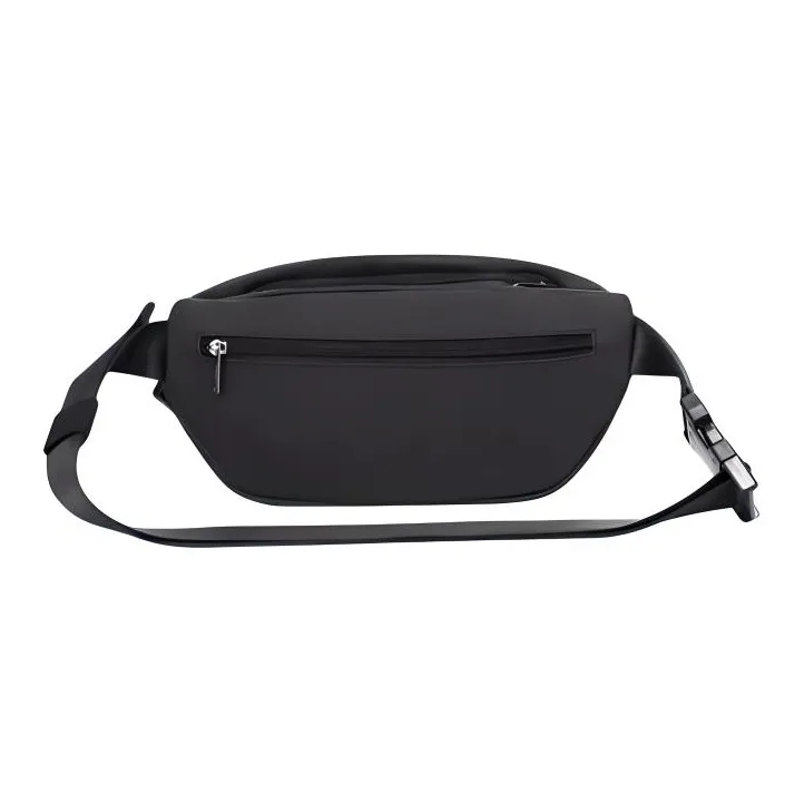 Wenger Polyester With Synthetic Leather Shoulder Bag Crossbody Bag Sling Bags Small Size Men's Black-2