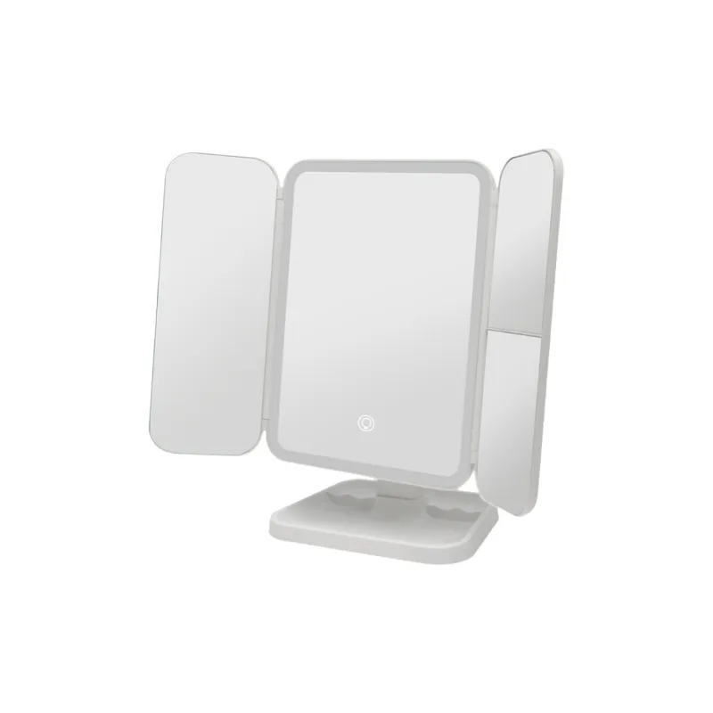 A Few More Cute Portable Desktop Light Up Mirror LED Light Smart Makeup Mirror-0