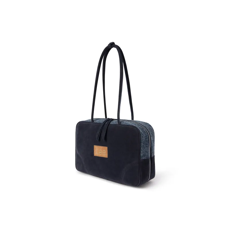Lee Canvas Canvas Bag Bowling Bag Shoulder Bag Women's Vintage Indigo-1