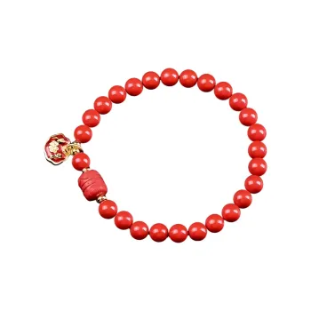 Stone On The Line Cinnabar Bracelets Women's