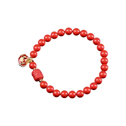 Stone On The Line Cinnabar Bracelets Women's