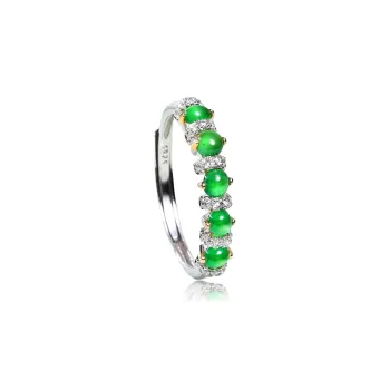 YUANYUXIANG Ice Type Jadeite Rings Women's